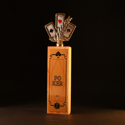 Trofeo Diseño "Poker" 40cm