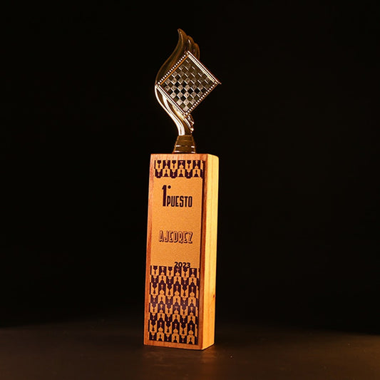 Trofeo Diseño "Ajedrez" 40cm