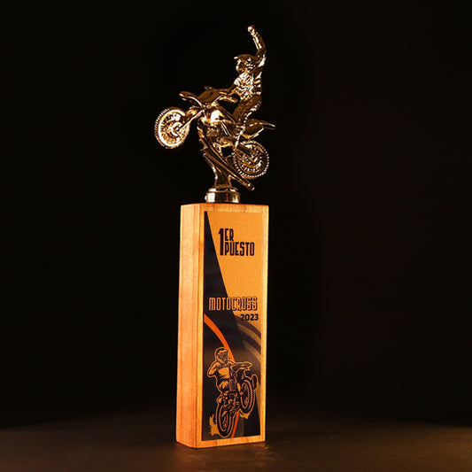 Trofeo Diseño "Motocross" 40cm