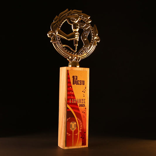 Trofeo Diseño "Karaoke" 40cm