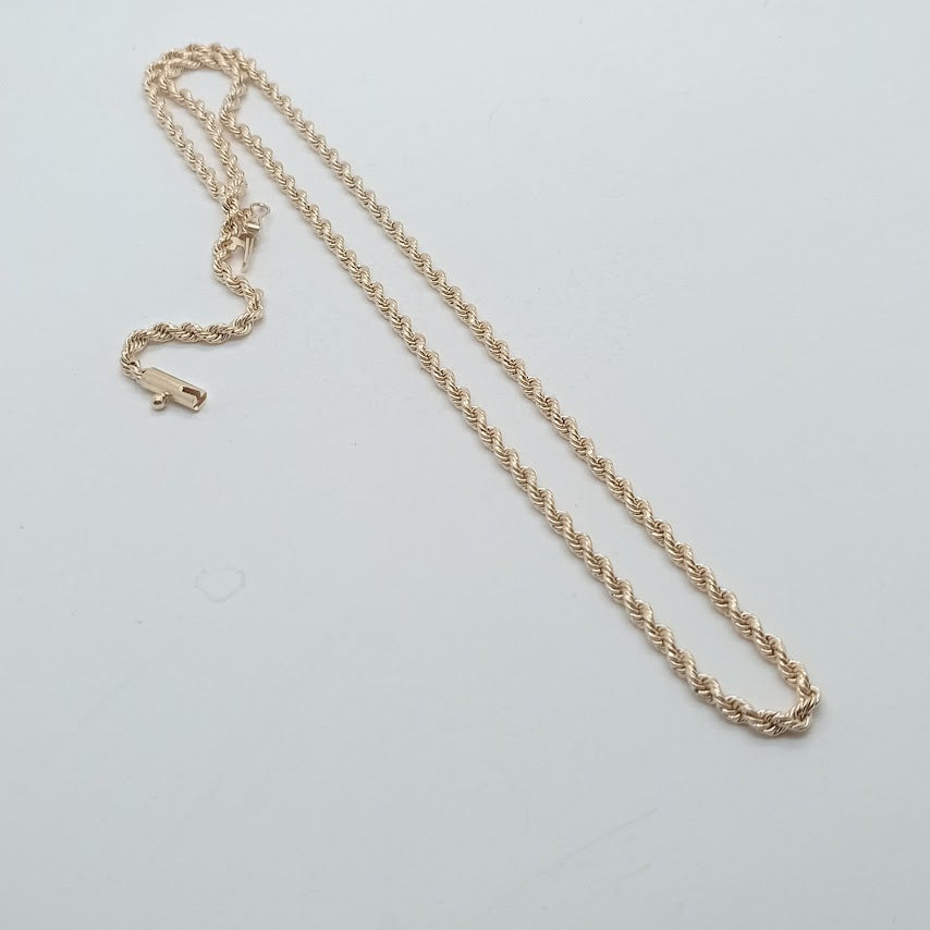 Cadena "Soga" de Oro 18K