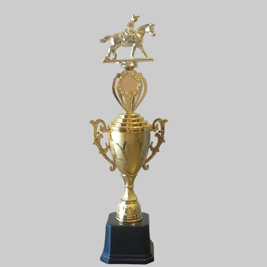 Trof. "Caballo y Jinete" 47 cm