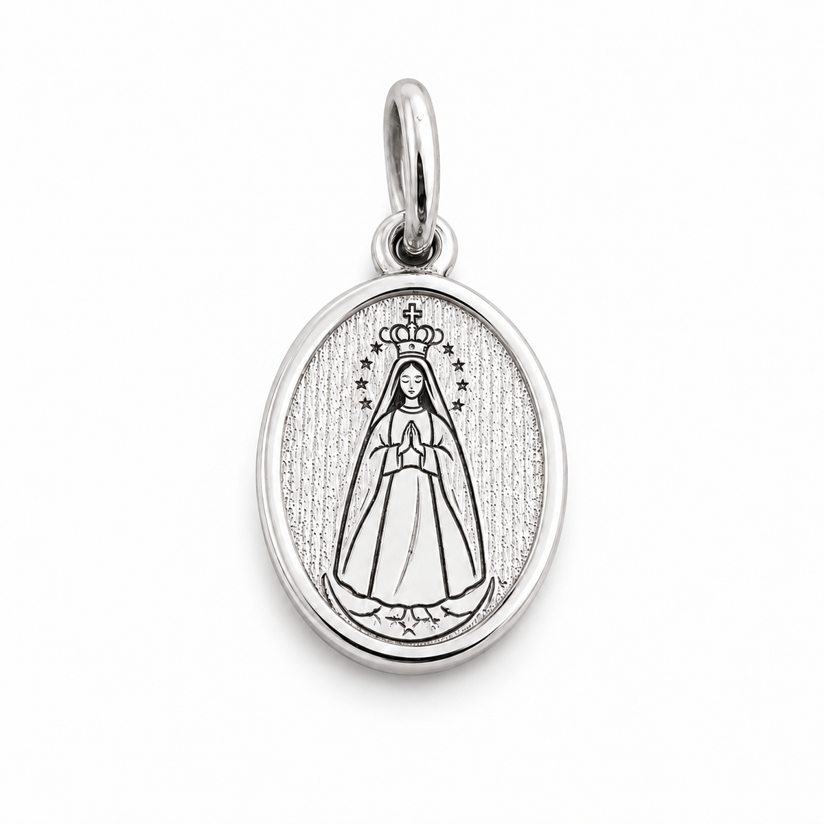 Dije Plata 925 "Virgen de Caacupé"