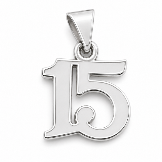 Dije Plata 925 "15 Años"