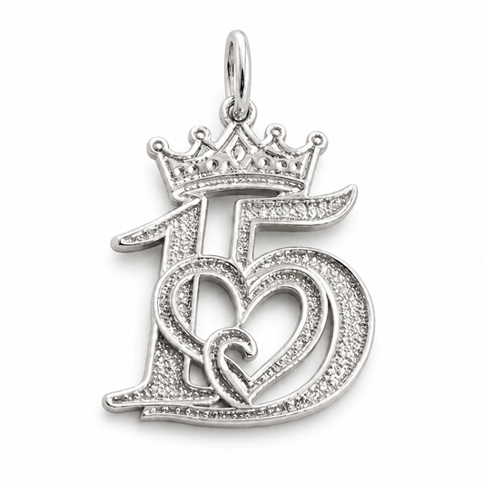 Dije Plata 925 "15 Años"