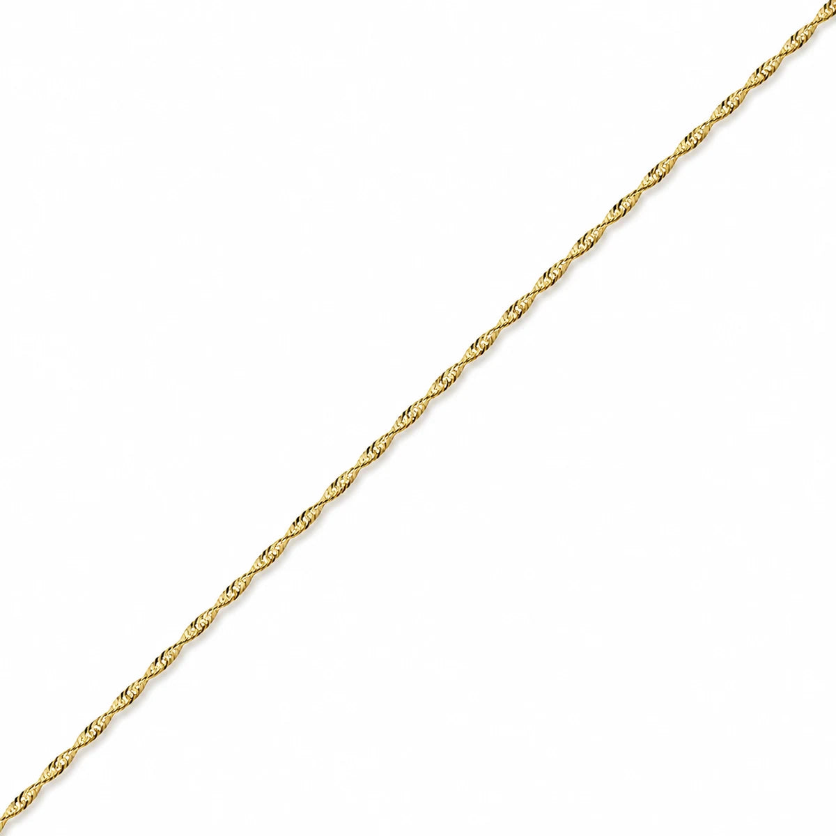 Cadena Singapur de Oro 18k